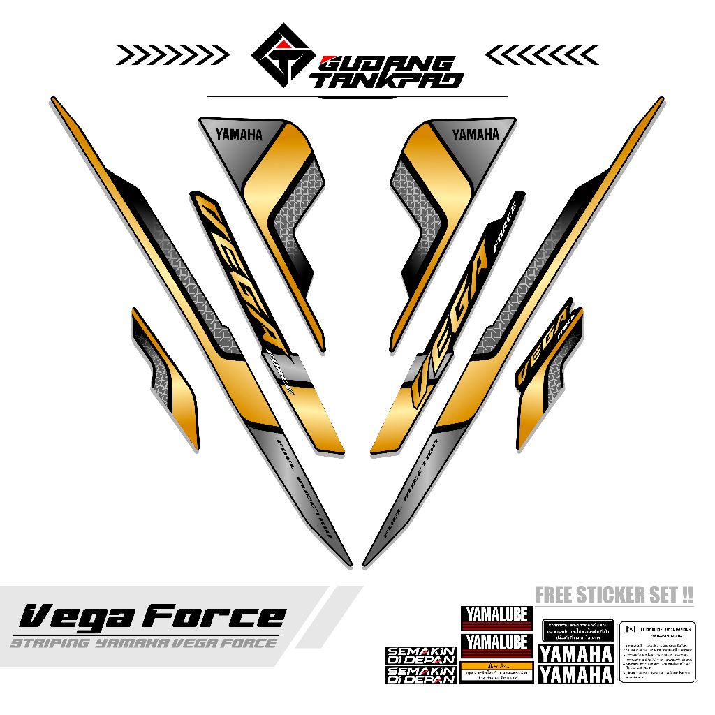 STRIPING VEGA FORCE 2021-2022 / MTF 1 / STRIKER STRIPING VEGA NEW / VEGA FORCE /LIS VEGA FORCE