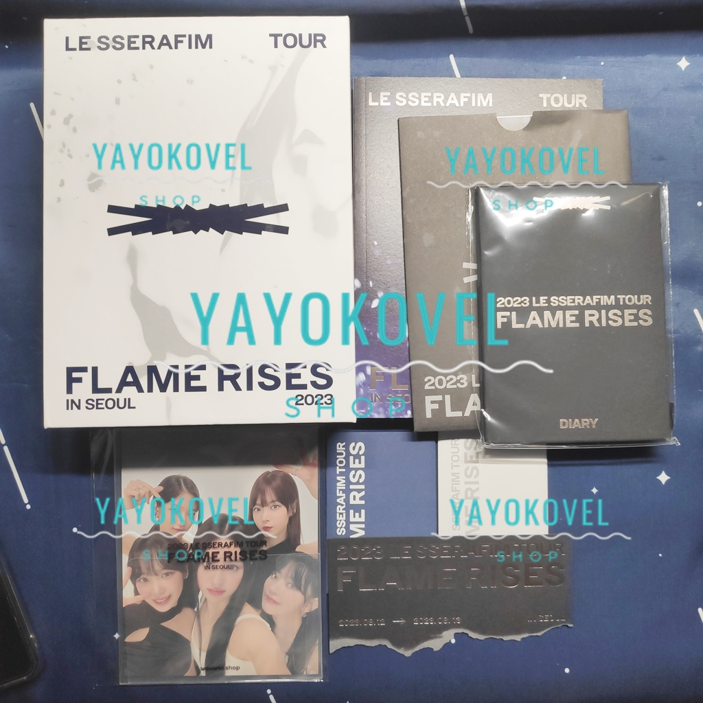[READY] LE SSERAFIM -  FLAME RISES TOUR IN SEOUL 2023 - SHARING GOODS