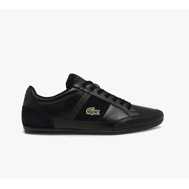 Sepatu Lacoste Pria - Men's Chaymon BL Leather and Synthetic Tonal Trainers
