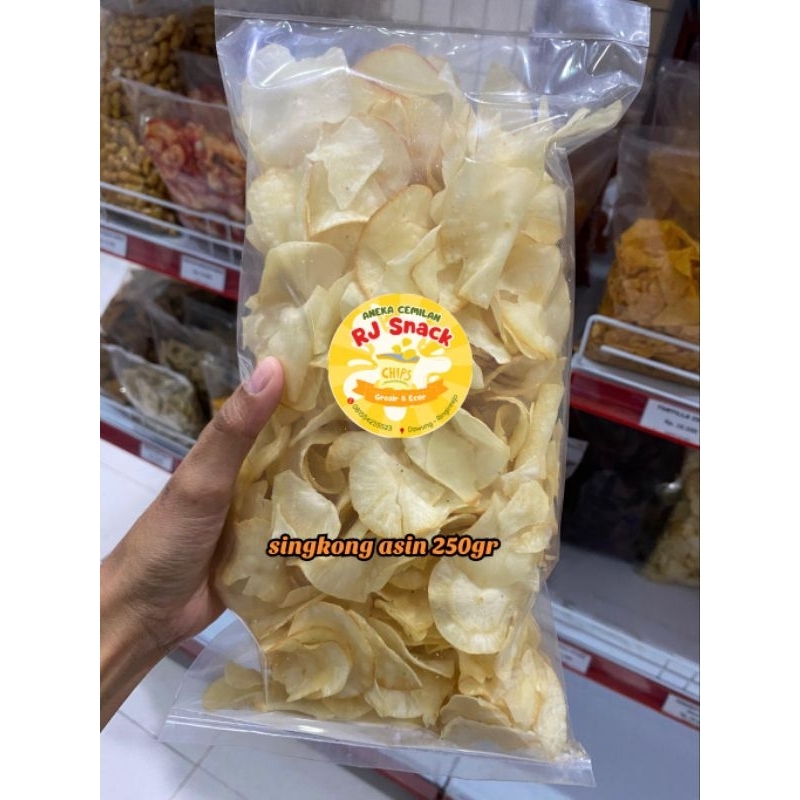 

Snack Kripik Singkong gurih 250gr camilan cemilan kiloan termurah rj snack kediri