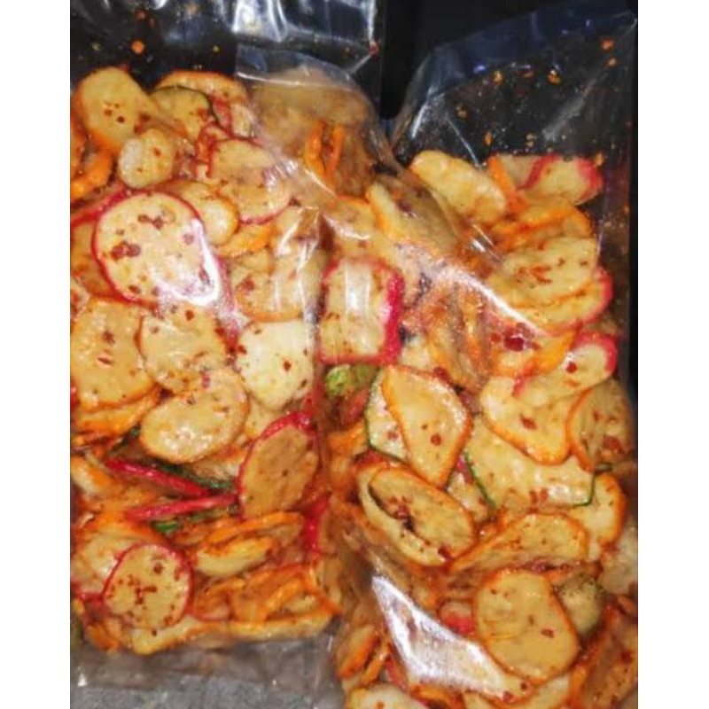 

kerupuk seblak kencur pedas kemasan 250gr
