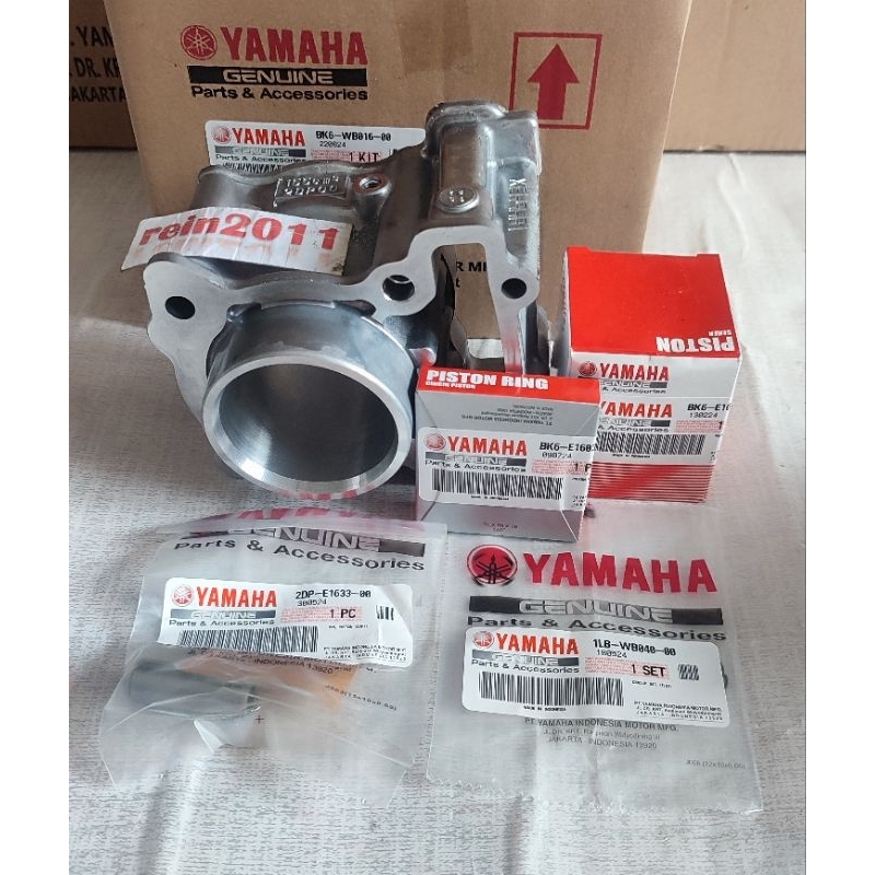 BLOK SEHER SET PISTON KIT R15 V3 R 15 V3 VIXION R ASLI ORI YAMAHA BK6 WB016 00
