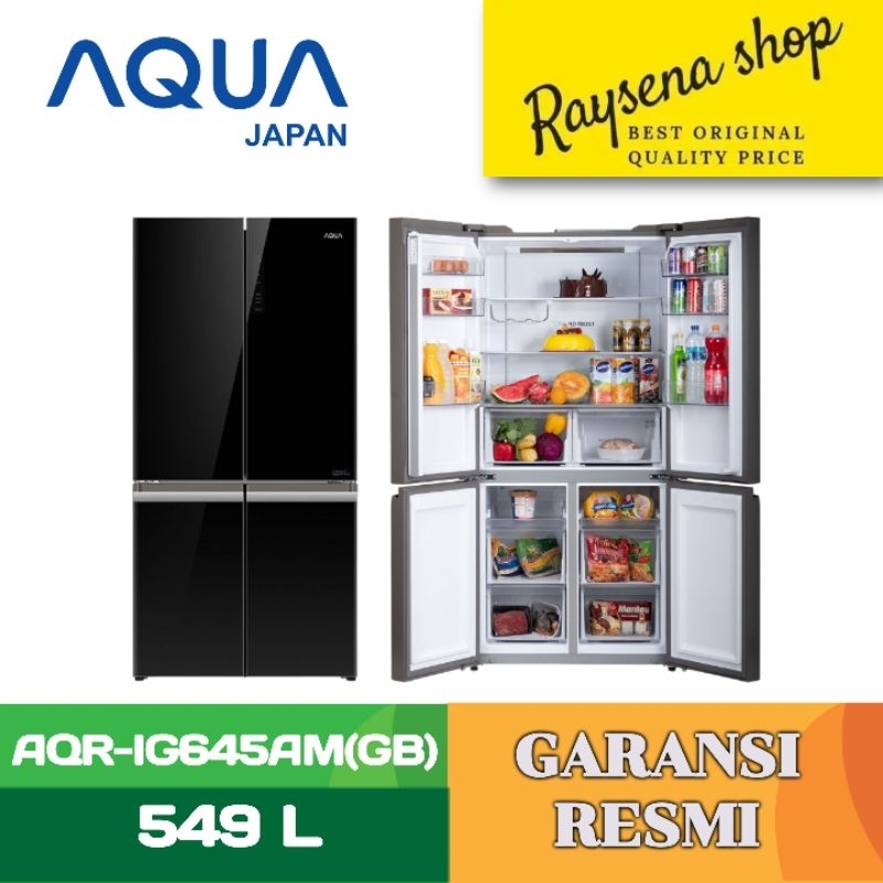 AQUA KULKAS MULTIDOOR REFRIGERATOR AQR-IG645AM(GB)