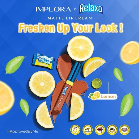 Implora x Relaxa Matte Lipcream - Lemon | Lipcream Implora