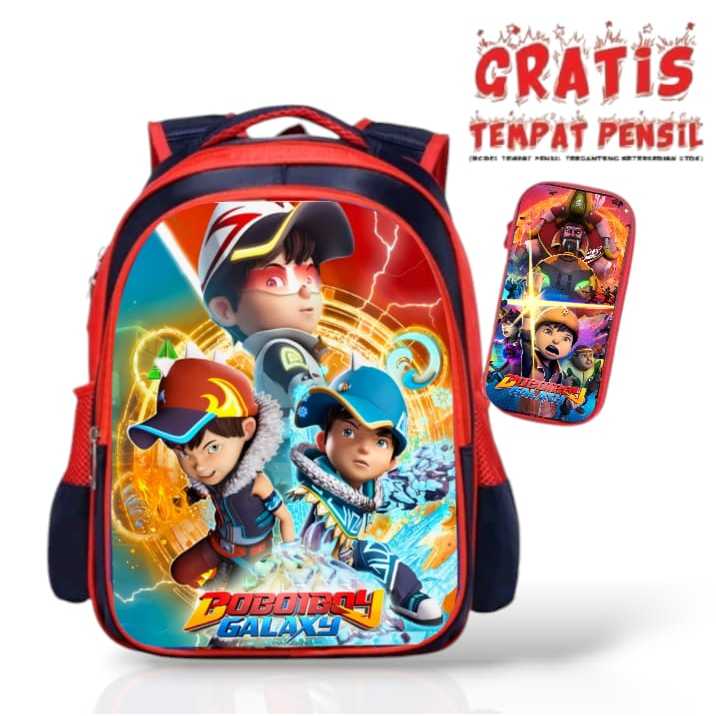 Tas Boboiboy Anak Sekolah Laki-Laki Tas Anak Tk Sd Terbaru Tas Anak Karakter