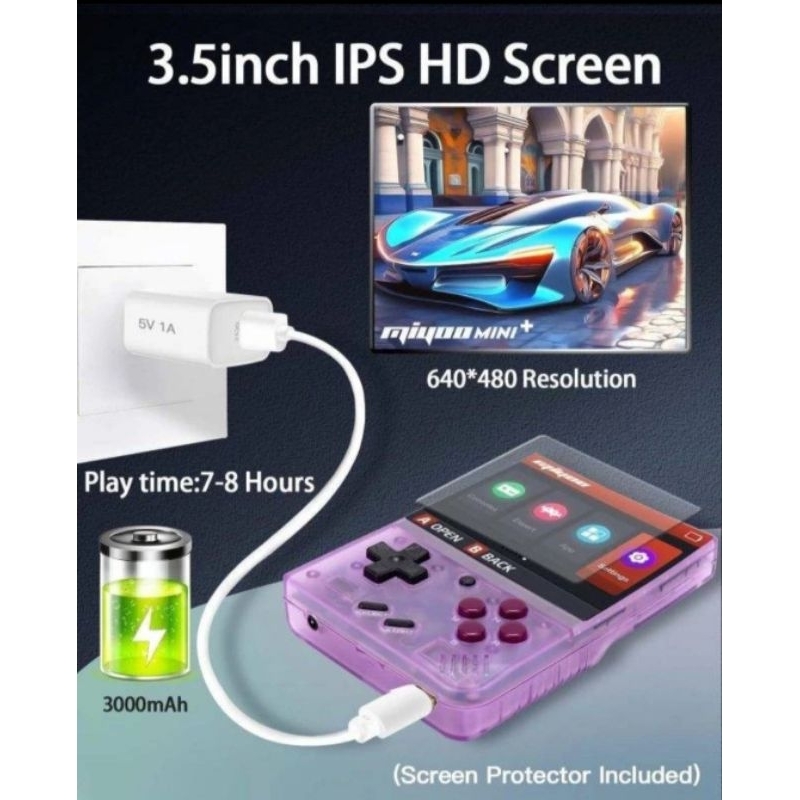 noxashopp MIYOO MINI plus handled retro game console