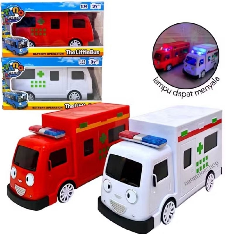 Mainan Mobil Bus Tayo Hospital bisa jalan dan musik