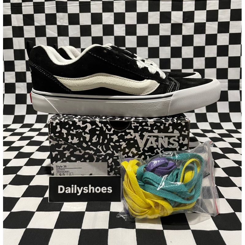 Vans KNU Skool VR3 Vault LX x Imran Potato Black White 100% BNIB