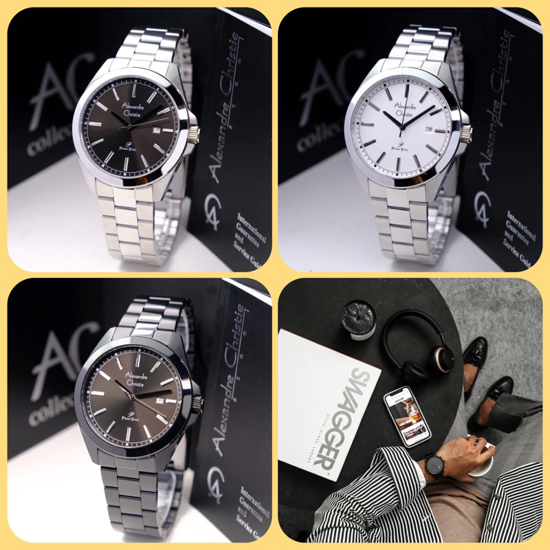 JAM TANGAN PRIA ALEXANDRE CHRISTIE AC 1015 MD / AC1015 / 1015 ORIGINAL GARANSI RESMI 1 TAHUN