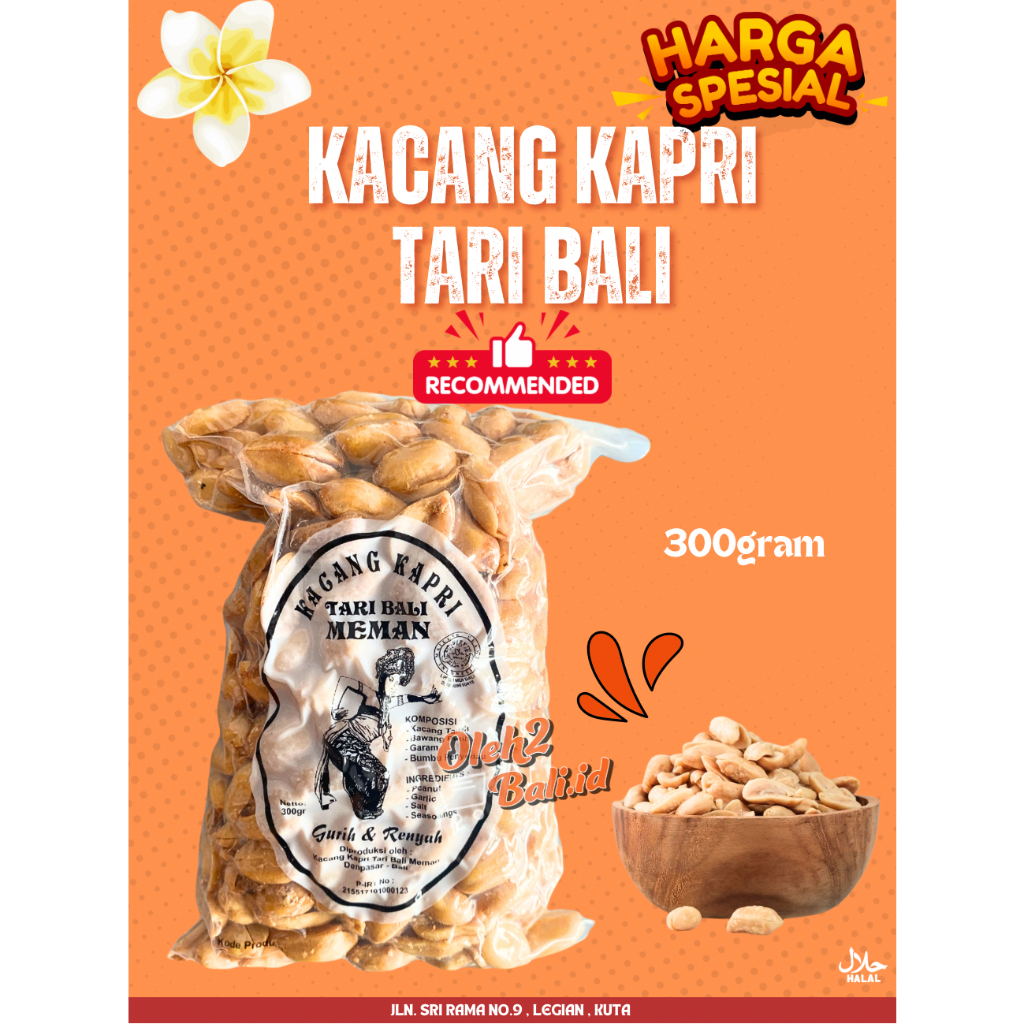 

Kacang Kapri Tari Bali 300 gram