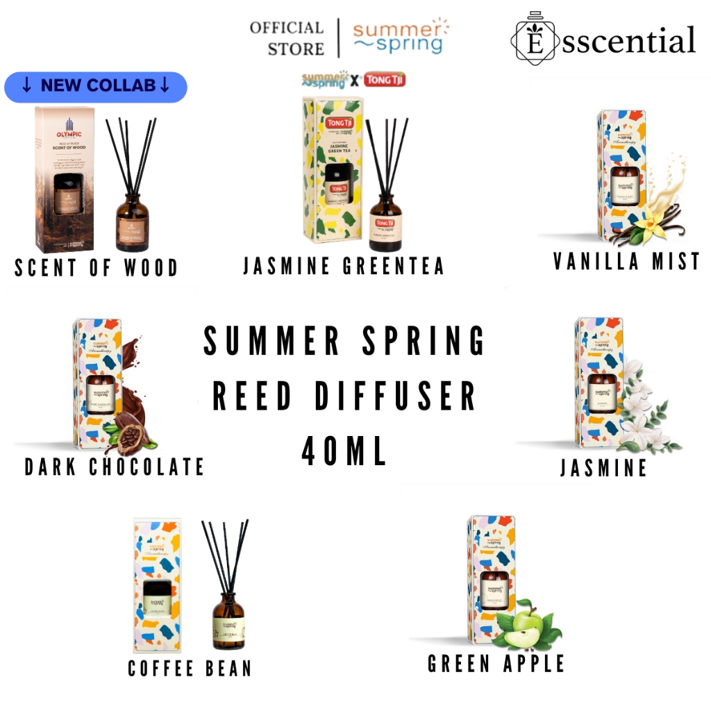 Gratis Hadiah Akhir Pekan Pengharum Ruangan Reed Diffuser Aromatherapy SUMMER SPRING WANGI pewangi s