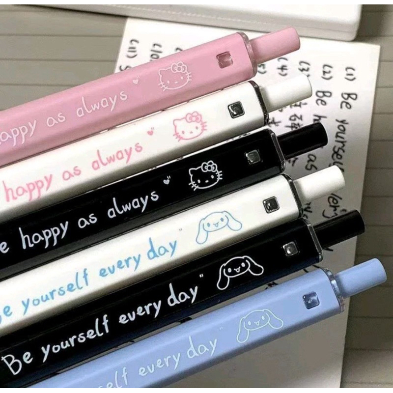 

My Stationery Pulpen Gel Karakter Kartun Lucu Gelpen Mekanik Kualitas Tinggi 0.5 mm Pena Gel Tekan Tinta Hitam Simple Ujung Pena Lancip Cute Cartoon Pens Ball