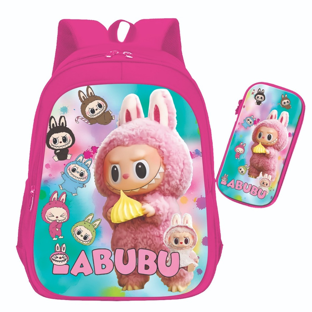 Tas anak motif labubu/Tas anak tk lucu/Tas anak cewek tk/Tas anak perempuan tk lucu/tas sekolah anak