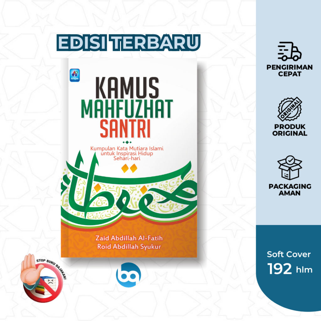 Buku Mahfuzhat Kamus Mahfuzhot Mahfudzot Mahfuzhat Santri - Kumpulan Kata Mutiara Islami