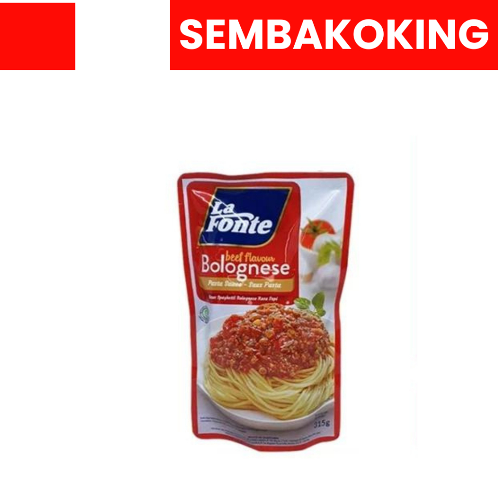 

LA FONTE SAUS PASTA BOLOGNESE 315 GR