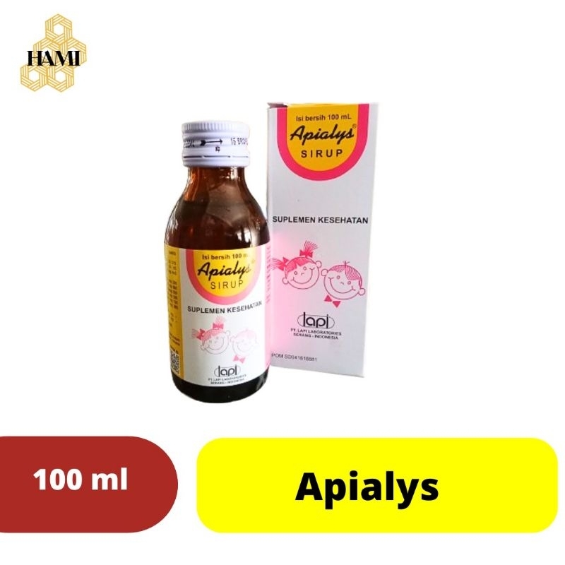 Apialys Sirup 100 ML Drop 10 ML - Multivitamin dan Suplemen Makanan