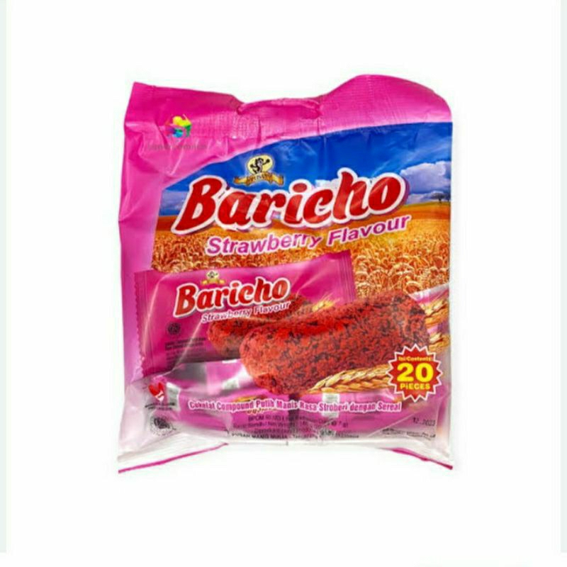 

baricho strawberry 1 karton isi 12 pack