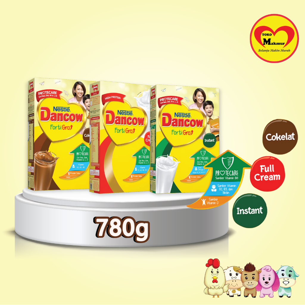 

Dancow FortiGro Instant Putih / Coklat / Full Cream 780gr / Toko Makmur Baby Shop