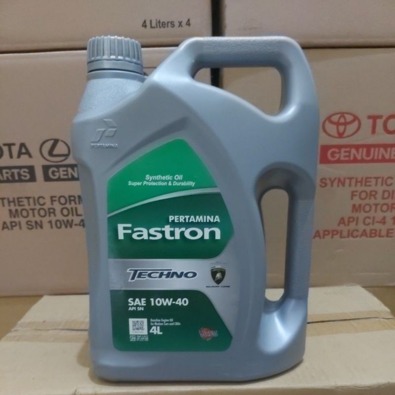 FASTRON TECHNO SAE 10W-40 API SN 4 L | ORIGINAL ENGINE - OLI MOBIL