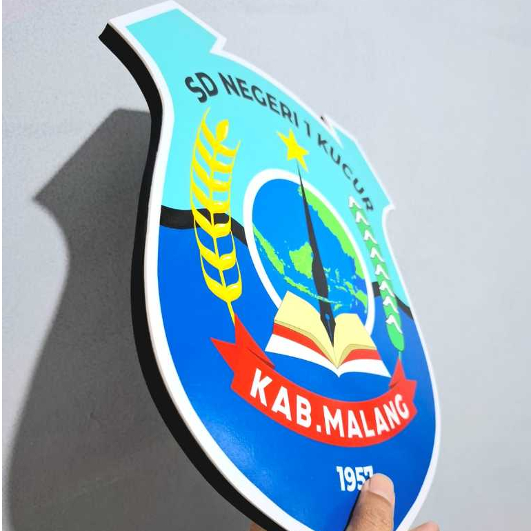 Huruf Timbul Akrilik + Spon EVA 12 mm – Custom Nama Toko / Sekolah / Masjid Indoor Outdoor