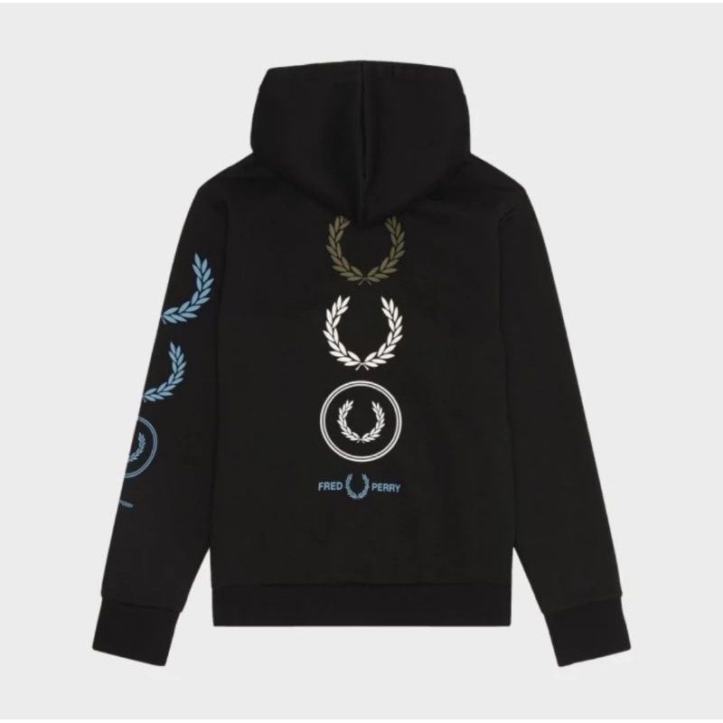 FRED PERRY HOODIE ORIGINAL GRAPHIC