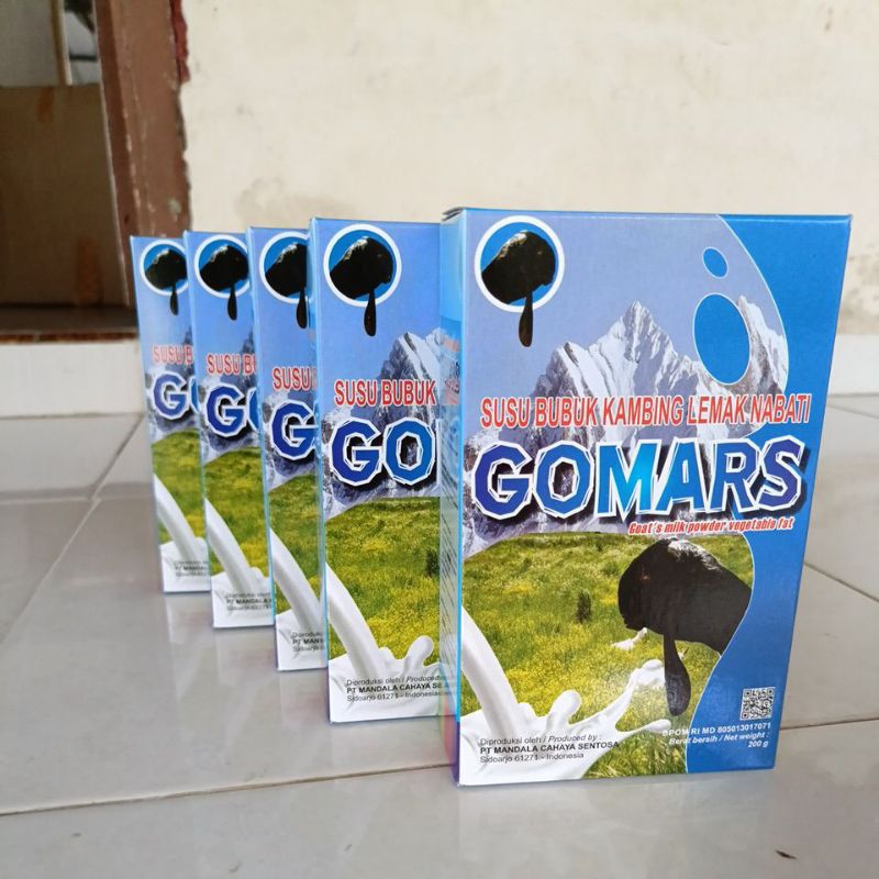 

Gomars susu kambing etawa paket 5 kotak