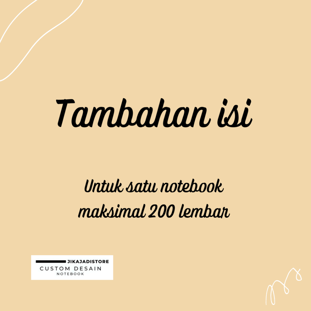 

tambahan isi A5 / untuk buku A5 (Buku Besar) maksimal 1 buku 200 lembar