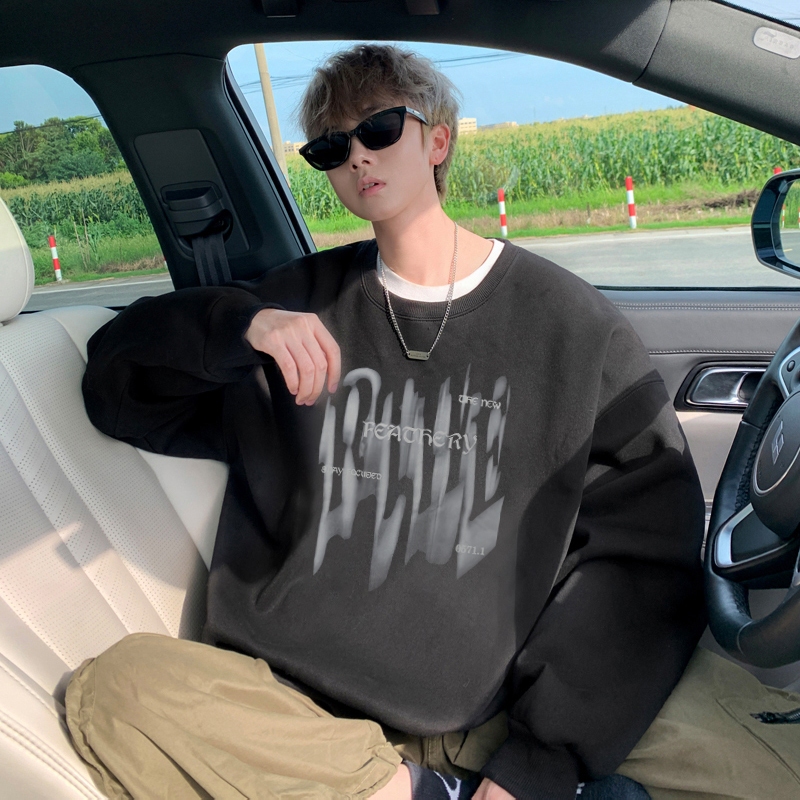 Sweater Pria Keren Atasan Pria Kekinian vintage Huruf Couple Distro epidemic Oversize C760