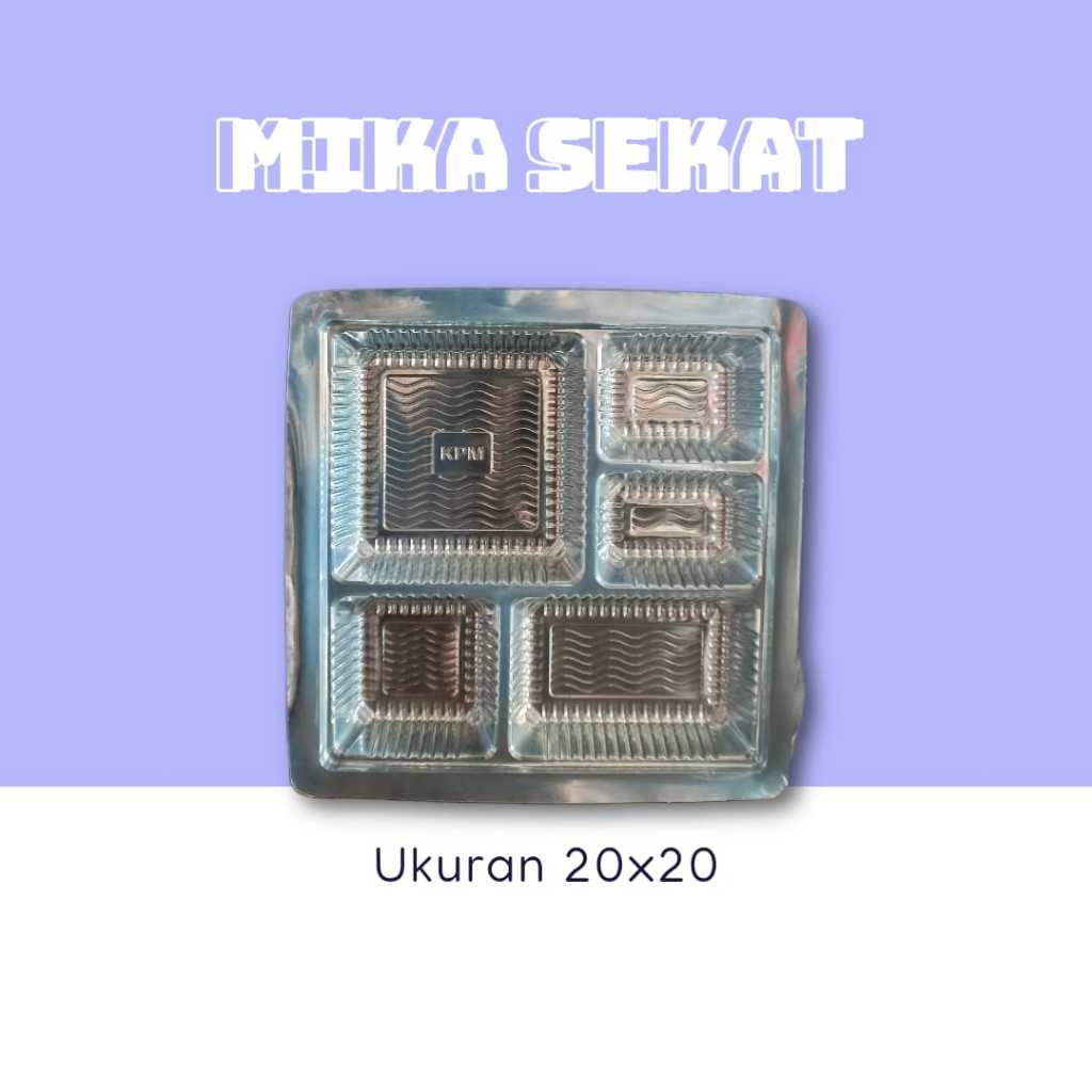 MIKA KOTAK SEKAT | MIKA CATERING BOX  | MIKA SEKAT 20X20 NASI BOX