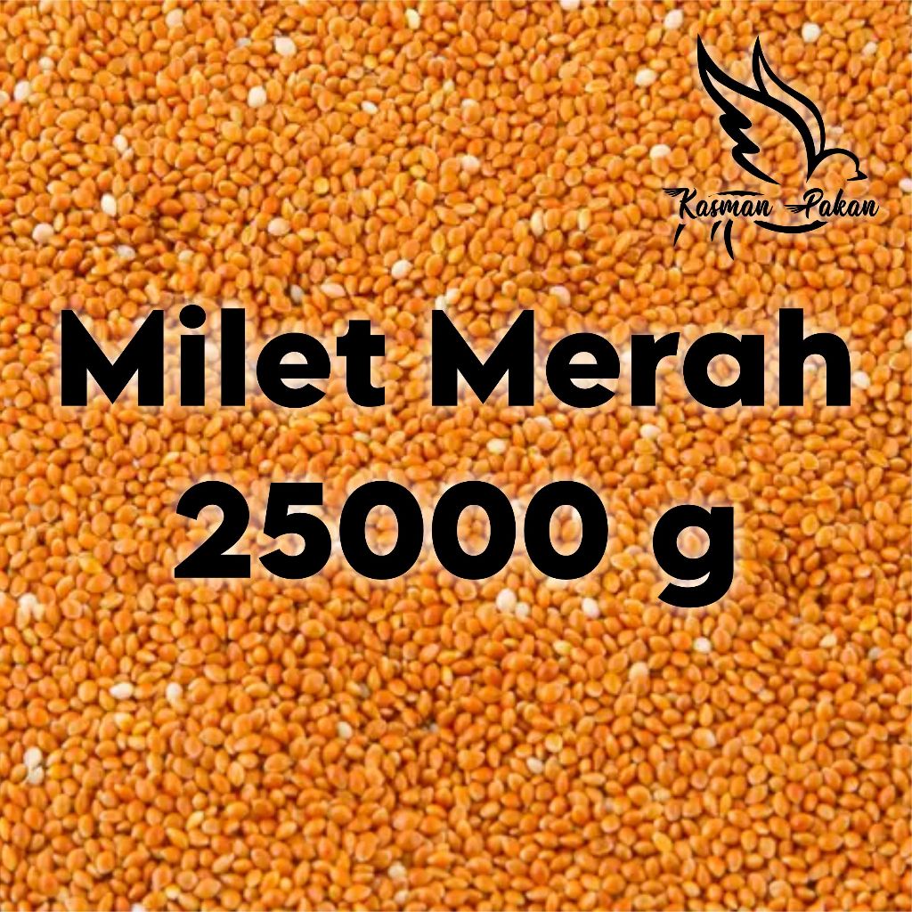 Milet Merah Pakan Kenari Ternak Harian