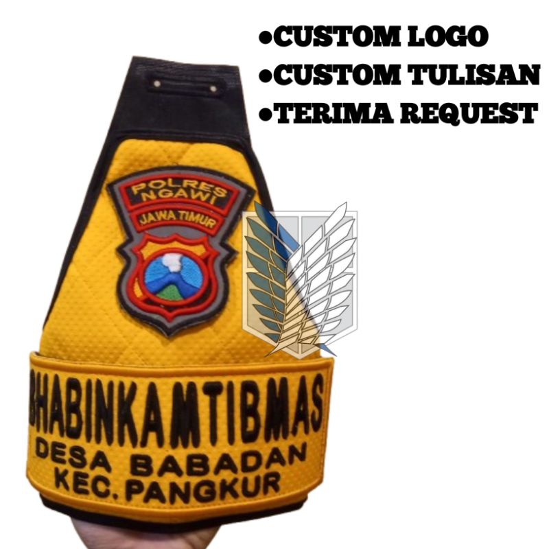 BAN LENGAN BHABINKAMTIBMAS/BAN TANGAN CUSTOM/BAN LENGAN TERBARU/BANLENGAN POLRI