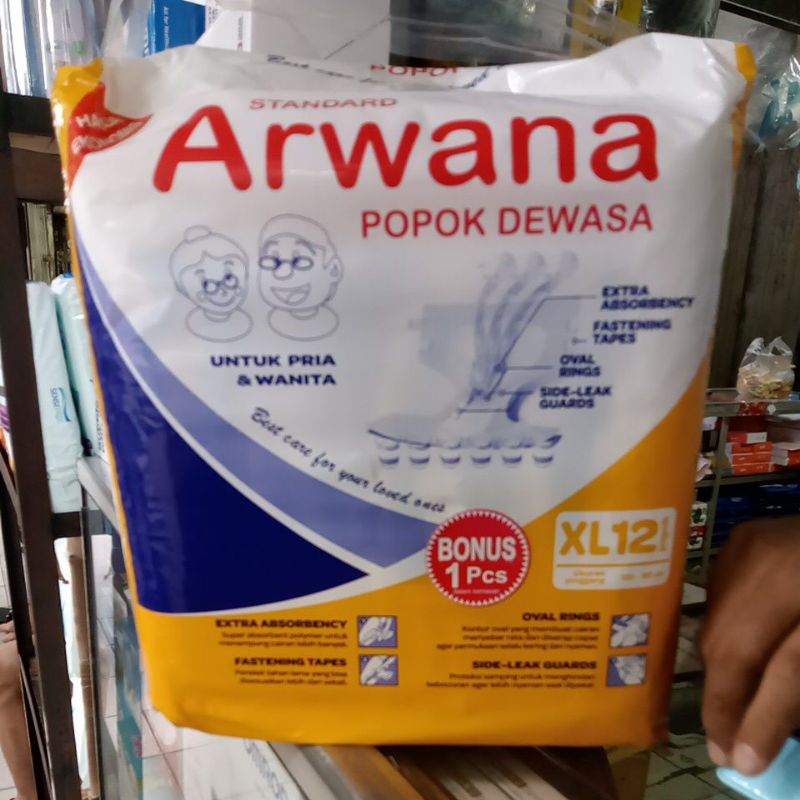 popok dewasa ARWANA XL ball 12pcs