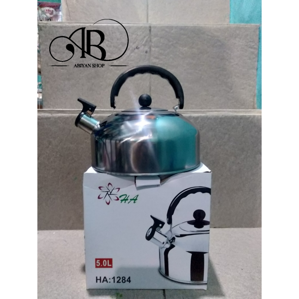 Teco Air Whistling Ceret 3&5 Liter / Teko Siul Kettle Stailiss Steel (COD) Termurah