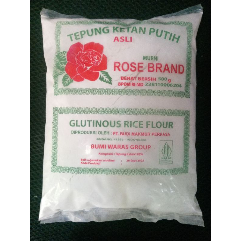 

Tepung Ketan Rose Brand 500g