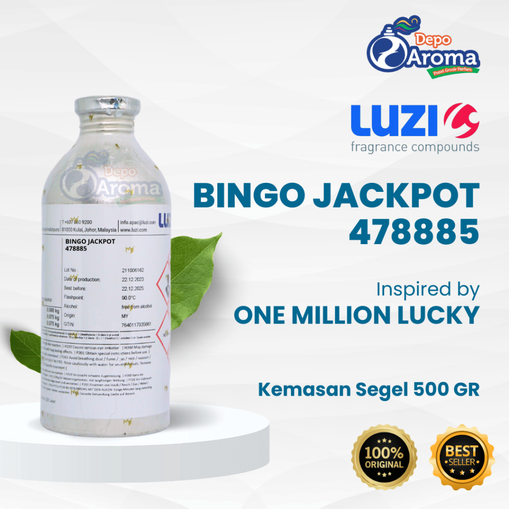 PARFUM BIBIT MURNI - BINGO JACKPOT 478885 - 500 Gr - LUZI