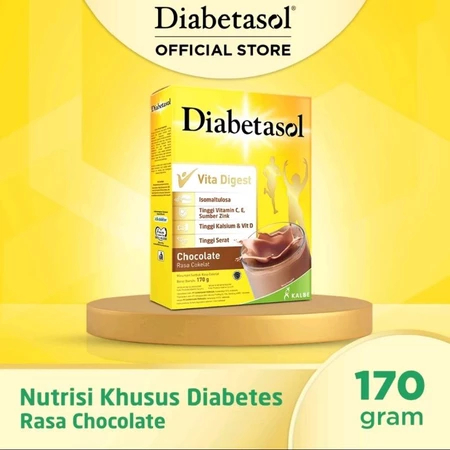 

diabetasol nutrisi pengganti makan coklat 170gr