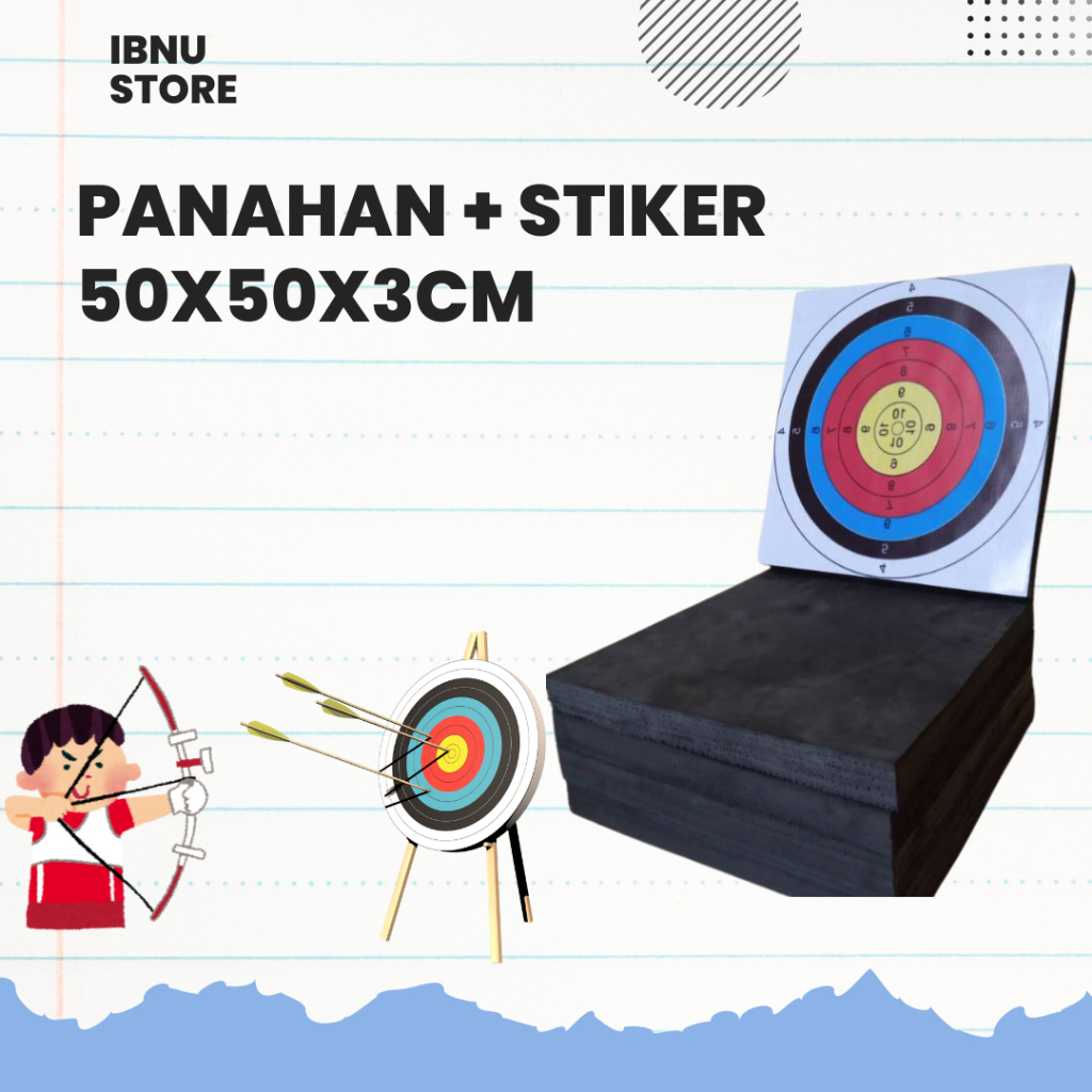 Bantalan Panahan - Bantalan Target - Target Sasaran Panahan