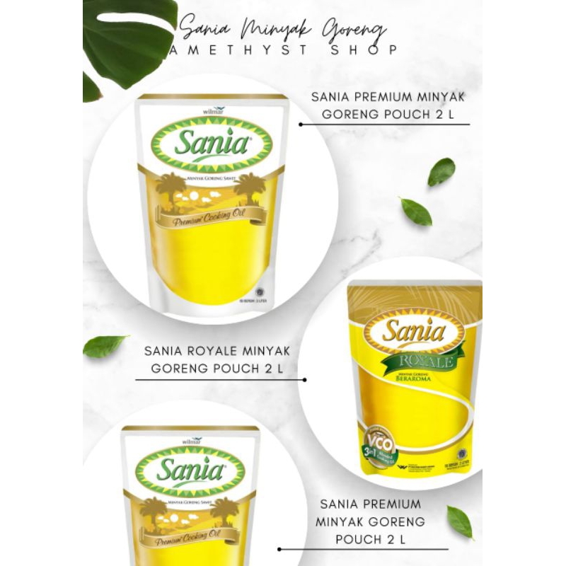 

[SANIA] Premium dan Royale Minyak Goreng Kemasan Pouch 2 L