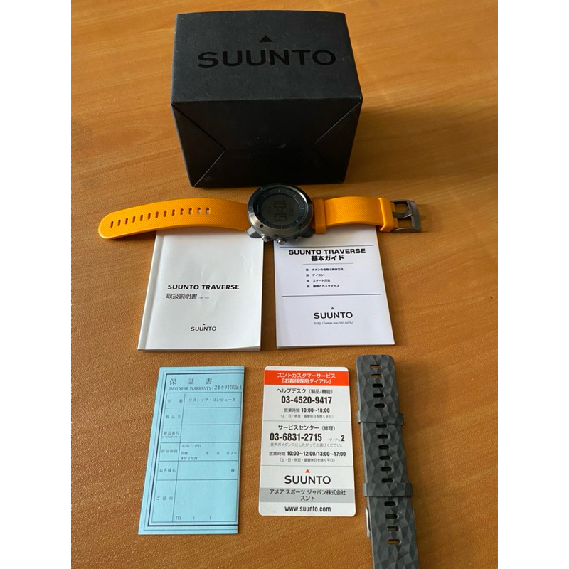 Jam tangan Outdoor Suunto Traverse amber second like new