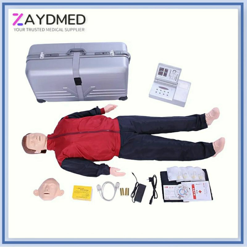 Phantom Manikin CPR full body Simulasi/ Manikin CPR Training Full Body Silicone