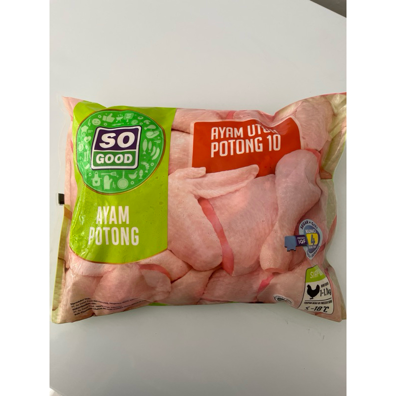 

So Good ayam utuh potong 10 ayam potong 1Kg