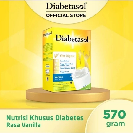 

diabetasol nutrisi pengganti makan vanila 570gr