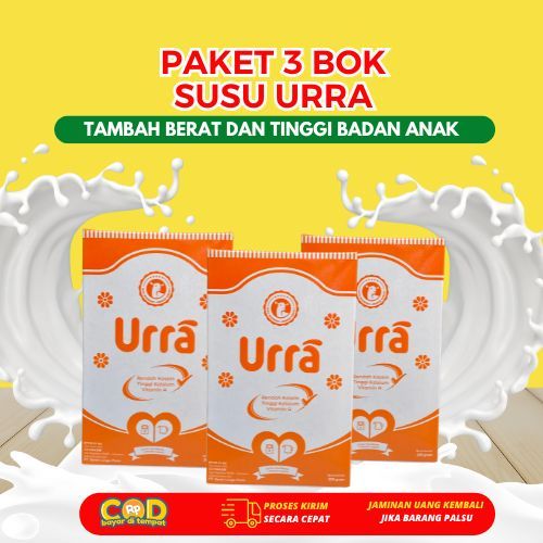 

URRA Susu Kambing Saneen Untuk Penambah Berat Badan & Tinggi Badan Anak - 3 Box