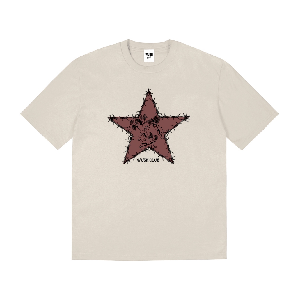 Wush Club 24s REGULER T Shirt Baju kaos Distro Pria Wanita Streetwear Tebal Terbaru Cotton combad WI