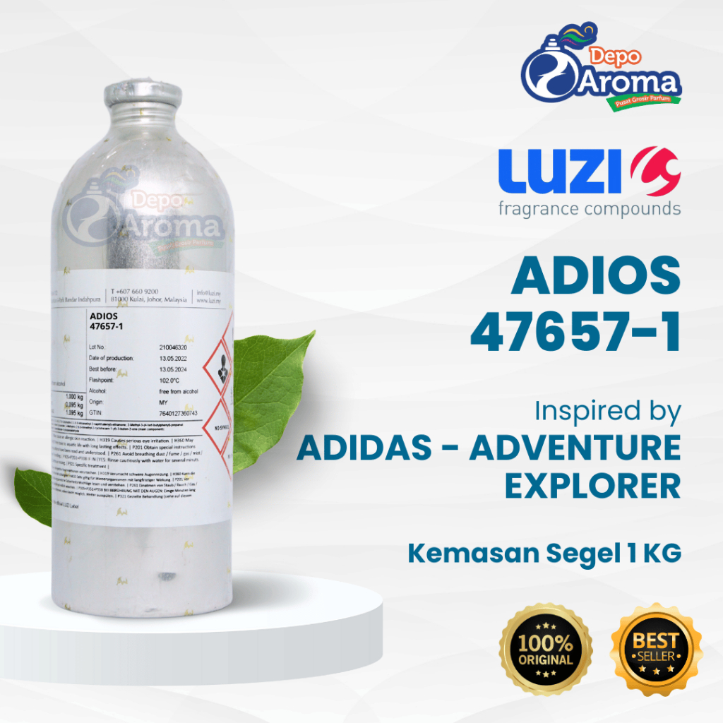 PARFUM BIBIT MURNI - ADIOS 47657-1 - 1 Kg - LUZI