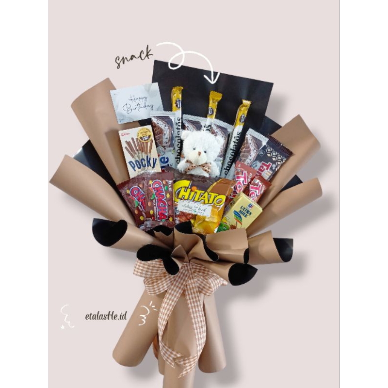 

buket snack,buketfoto,buketbunga,kadoulangtahun,snack,snackultah,kuehias