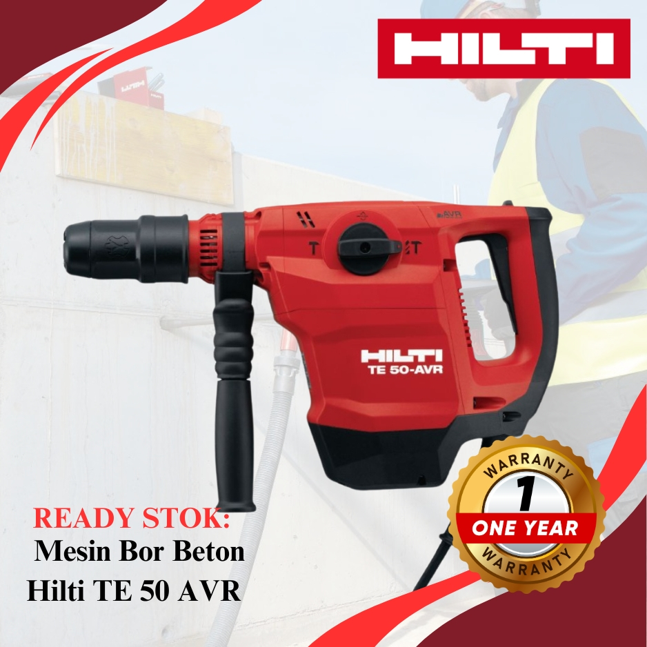 Mesin bor beton HILTI TE 50 AVR rotary hammer