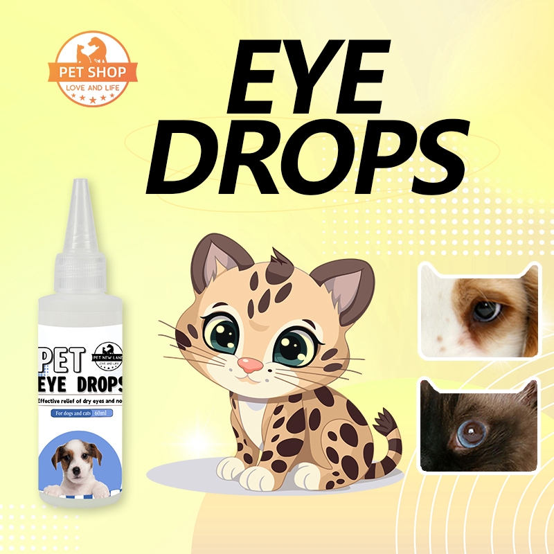 Tetes Mata Hewan Peliharaan / Tetes Mata Kucing / Air Mata Noda Noda Radang Mata Kucing 60ml