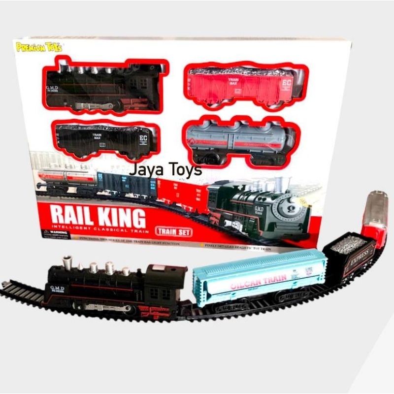 Kereta Api Rail King Mainan Kereta Api Ada Suaranya