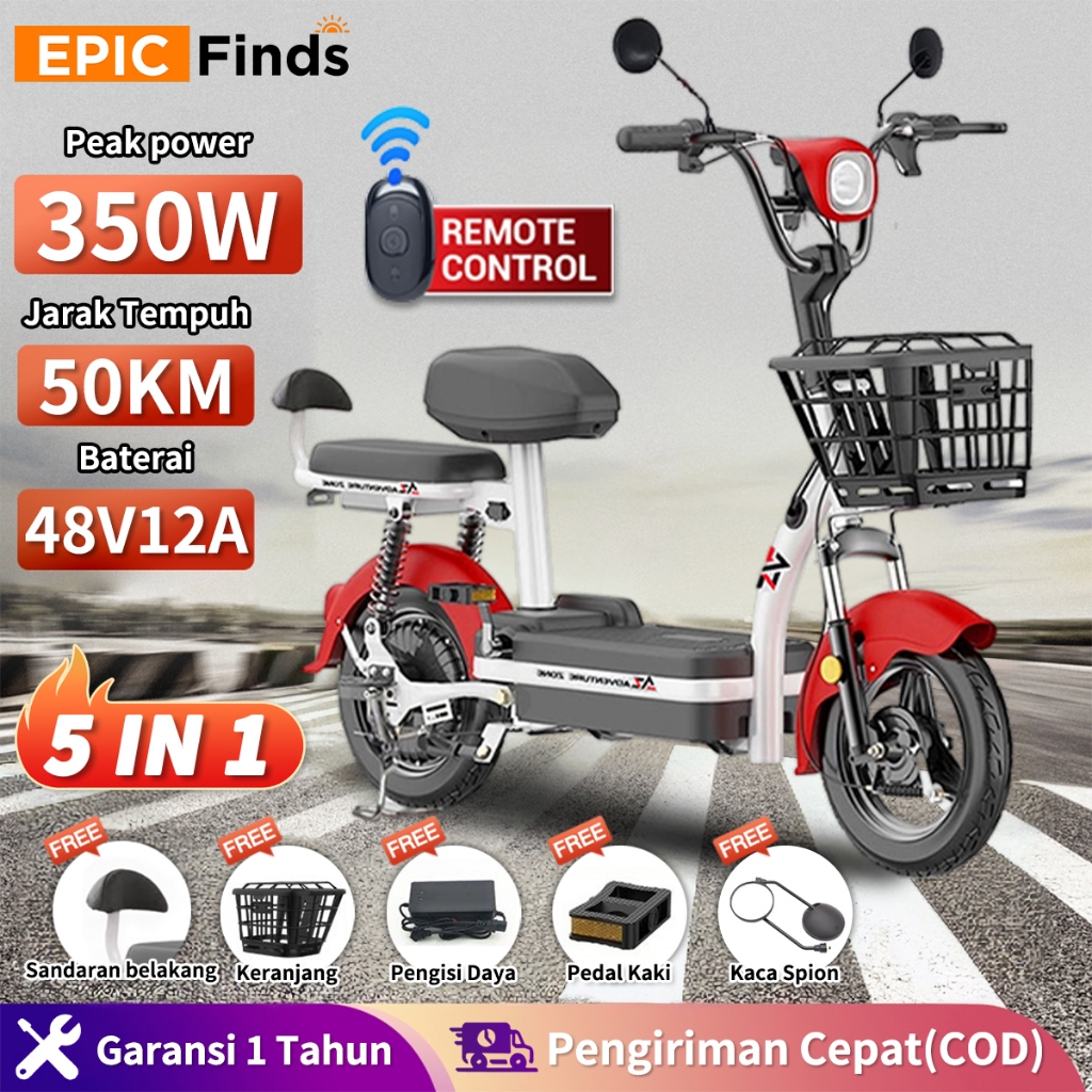 Garansi 2 tahun Epic Finds Sepeda Listrik Dewasa Motor 48V Premium Mewah Sepeda Listrik / Sepeda Mot